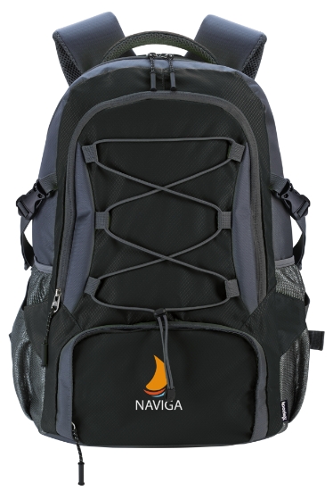 Koozie® Wanderer 25L Daypack - Black straight